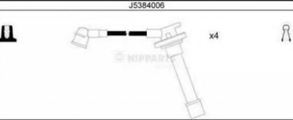 J5384006 NIPPARTS (Нидерланды) Комплект кабелей высоковольтных J5384006 NIPPARTS