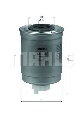 KC 109 MAHLE Фільтр палива