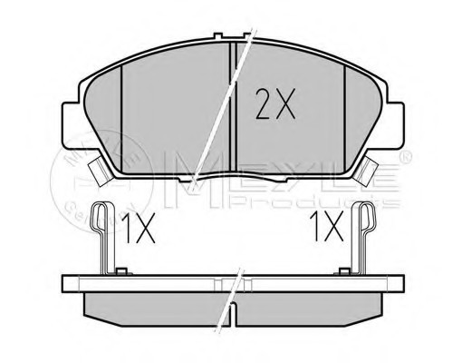 025 218 7918/W MEYLE Тормозные колодки дисковые 025 218 7918/W MEYLE