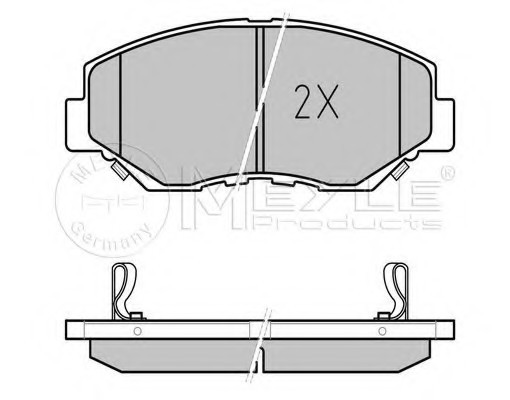 025 238 6817 MEYLE Тормозные колодки дисковые 025 238 6817 MEYLE