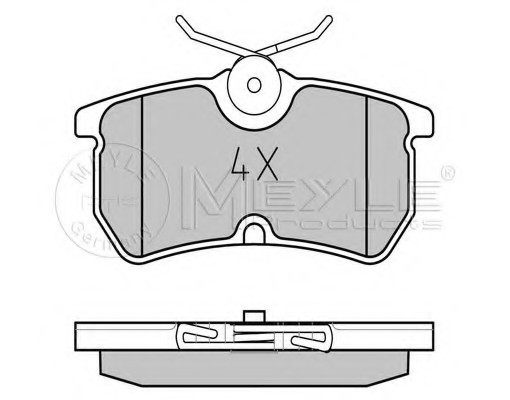 025 233 5314 MEYLE Тормозные колодки дисковые 025 233 5314 MEYLE