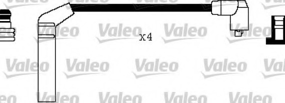 346354 Valeo PHC Высоковольтные провода, комплект 346354 VALEO