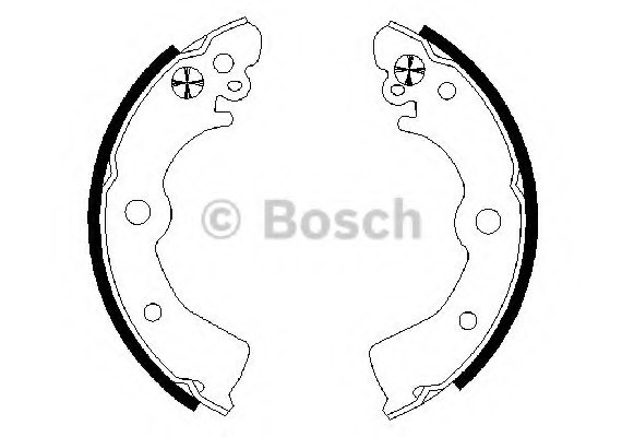 0986487578 BOSCH Тормозные колодки барабанні Bosch 0986487578