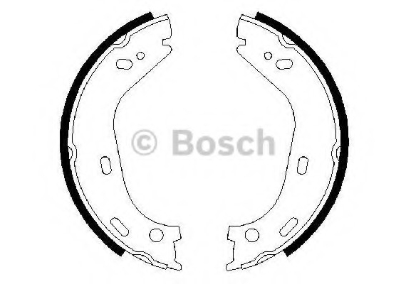 0986487126 BOSCH Колодки тормозные барабанные 0986487126 BOSCH