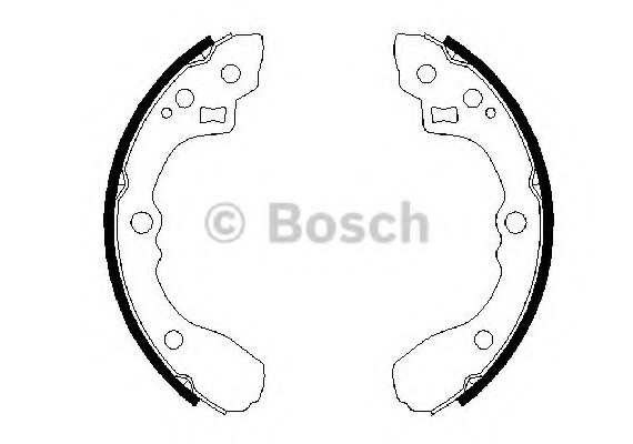 0986487687 BOSCH Колодки тормозные