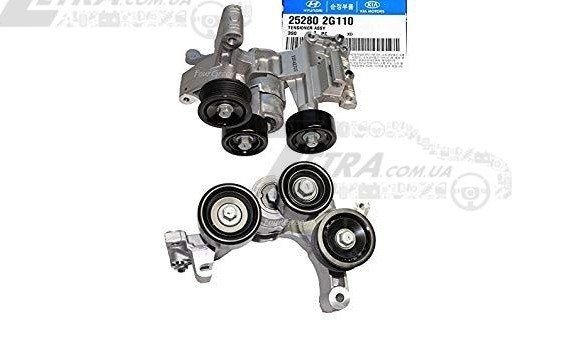 25280-2G100 MOBIS Ціна з доставкою з Кореї Ролик натяжения ремня генератора (в сборе) SONATA YF 2.0i/SORENTO NEW  (09~) 2.4i