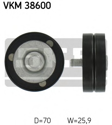 VKM 38600 SKF Ролик модуля натяжителя ремня VKM 38600 SKF