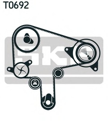 VKM 84603 SKF Ролик модуля натягувача ременя VKM 84603 SKF