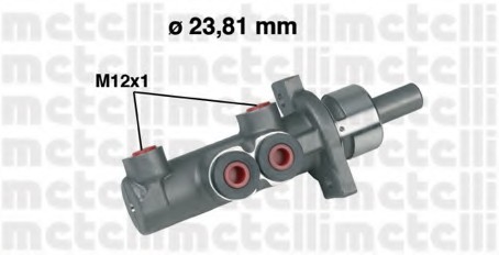 05-0280 METELLI (Италия) Цилиндр гальмівний головний 05-0280 METELLI