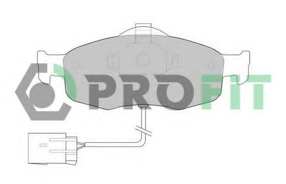 5000-0766 PROFIT Колодки гальмівні дискові
