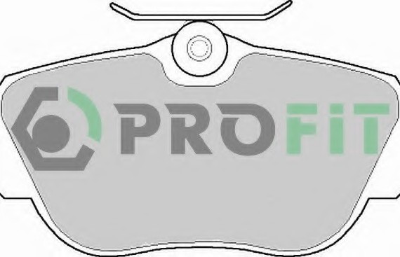 5000-0669 PROFIT Колодки гальмівні дискові 5000-0669 PROFIT