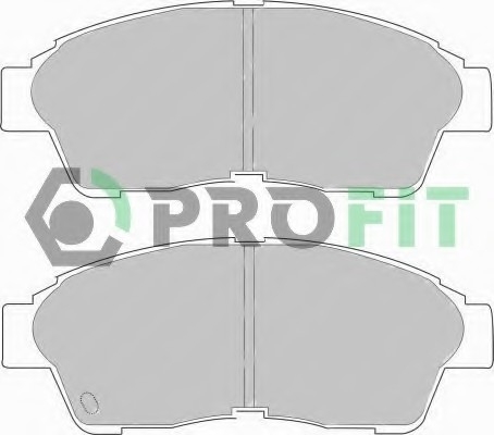 Фото колодки гальмівні дискові 5000-0867 PROFIT 5000-0867 PROFIT Колодки гальмівні дискові