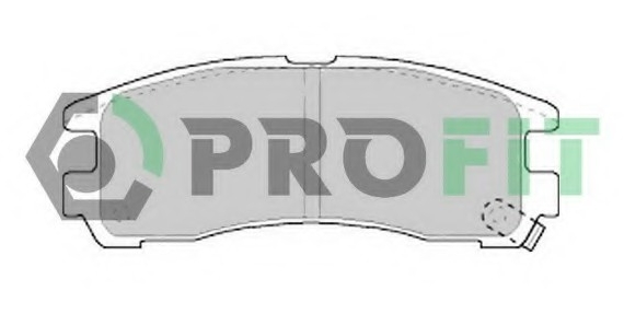 Фото колодки гальмівні дискові 5000-0803 PROFIT 5000-0803 PROFIT Колодки гальмівні дискові