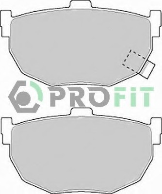 Фото колодки гальмівні дискові 5000-0638 PROFIT 5000-0638 PROFIT Колодки гальмівні дискові