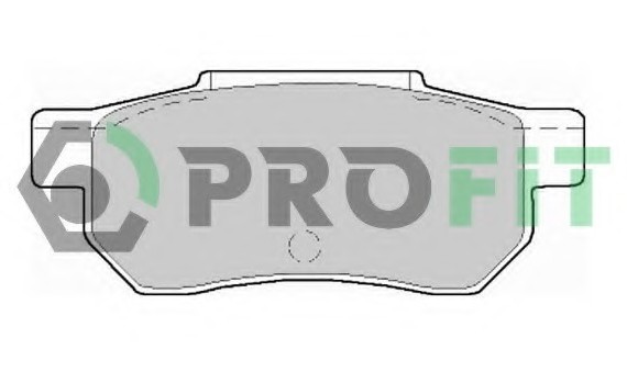 Фото колодки гальмівні дискові 5000-0621 PROFIT 5000-0621 PROFIT Колодки гальмівні дискові