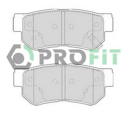 Фото колодки гальмівні дискові 5000-1606 PROFIT 5000-1606 PROFIT Колодки гальмівні дискові