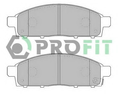 Фото колодки гальмівні дискові 5000-2016 PROFIT 5000-2016 PROFIT Колодки гальмівні дискові