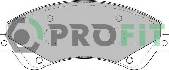 Фото колодки гальмівні дискові 5000-1929 PROFIT 5000-1929 PROFIT Колодки гальмівні дискові