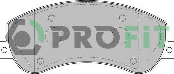 5000-1928 PROFIT Колодки гальмівні дискові