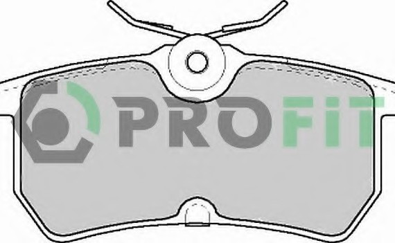 Фото колодки гальмівні дискові 5000-1319 PROFIT 5000-1319 PROFIT Колодки гальмівні дискові