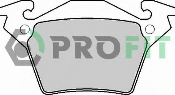 Фото колодки гальмівні дискові 5000-1305 PROFIT 5000-1305 PROFIT 5000-1305 PROFIT Колодки гальмівні дискові 5000-1305 PROFIT