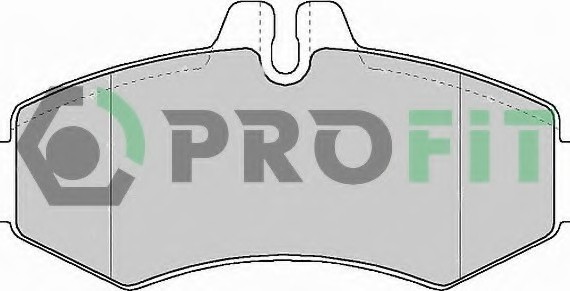 Фото колодки гальмівні дискові 5000-1304 PROFIT 5000-1304 PROFIT Колодки гальмівні дискові