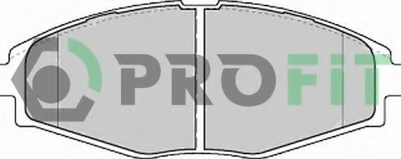 Фото колодки гальмівні дискові 5000-1337 PROFIT 5000-1337 PROFIT Колодки гальмівні дискові