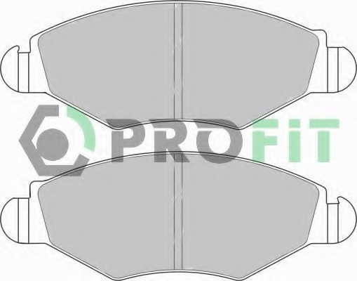 Фото колодки гальмівні дискові 5000-1378 PROFIT 5000-1378 PROFIT Колодки гальмівні дискові
