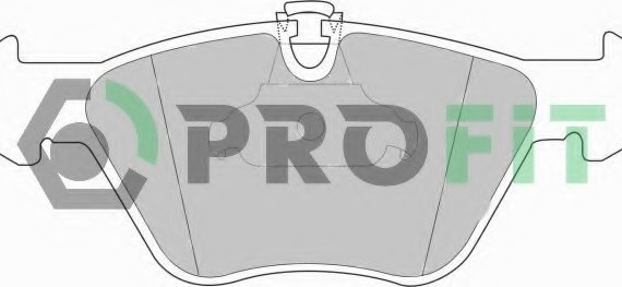 Фото колодки гальмівні дискові 5000-1073 PROFIT 5000-1073 PROFIT Колодки гальмівні дискові