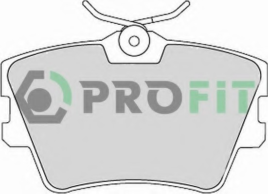 Фото колодки гальмівні дискові 5000-1132 PROFIT 5000-1132 PROFIT Колодки гальмівні дискові