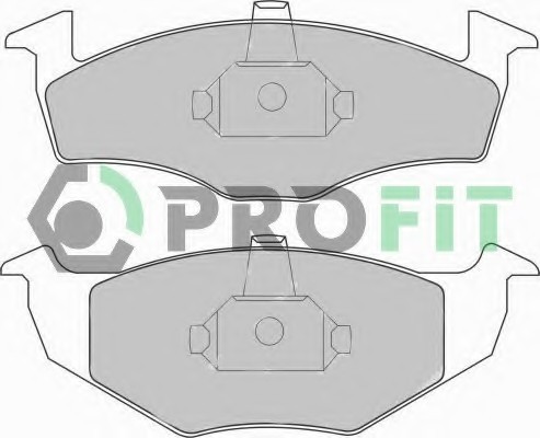 Фото колодки гальмівні дискові 5000-1101 PROFIT 5000-1101 PROFIT Колодки гальмівні дискові