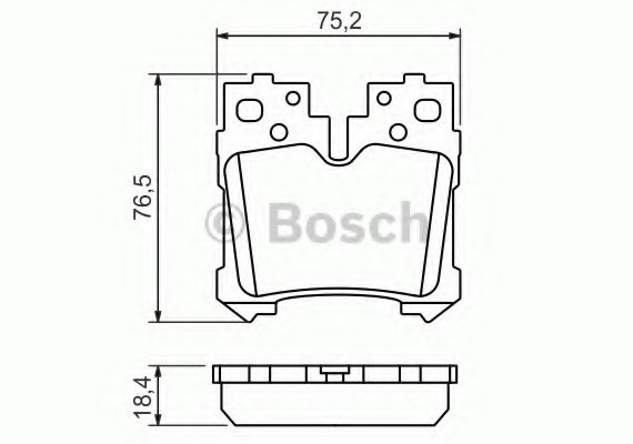 0986494424 BOSCH Колодки тормозные дисковые 0986494424 BOSCH