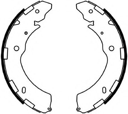 FSB4052 FERODO (Германия) Гальмівні колодки барабанні