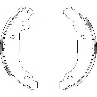 4506.00 Remsa Колодки гальмівні барабанні 4506.00 REMSA
