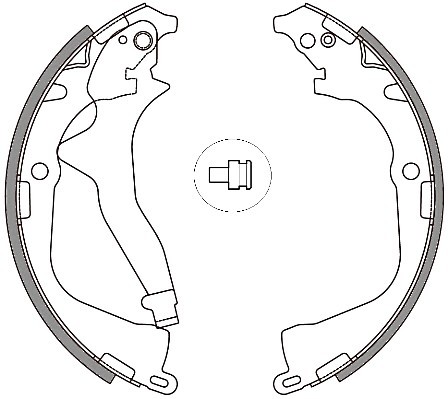 4648.00 Remsa Колодки гальмівні барабанні 4648.00 REMSA