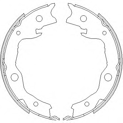 4752.00 Remsa Колодки тормозные барабанные 4752.00 REMSA