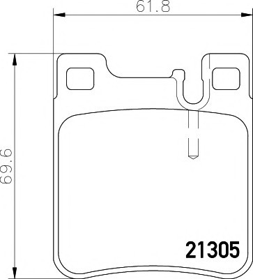 Фото тормозные колодки дисковые TEXTAR 2130504 2130504 TEXTAR (Германия) 2130504 TEXTAR (Германия) Тормозные колодки дисковые TEXTAR 2130504