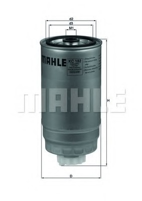 KC 182 MAHLE Фільтр палива