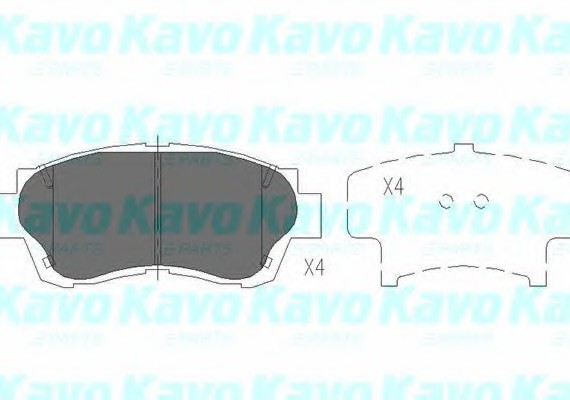 KBP-9042 KAVO (Нидерланды) Тормозные колодки дисковые KBP-9042 KAVO