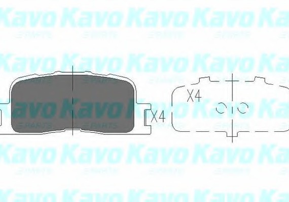 Фото тормозные колодки дисковые KBP-9077 KAVO KBP-9077 KAVO (Нидерланды) KBP-9077 KAVO (Нидерланды) Тормозные колодки дисковые KBP-9077 KAVO