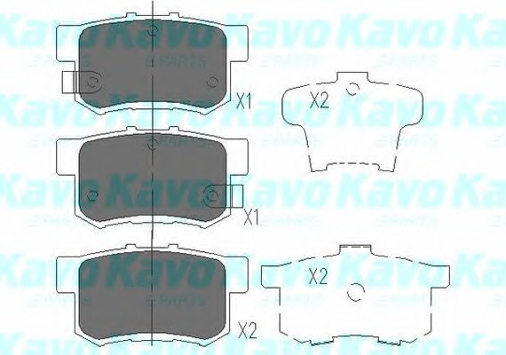 KBP-2009 KAVO (Нидерланды) Тормозные колодки дисковые KBP-2009 KAVO