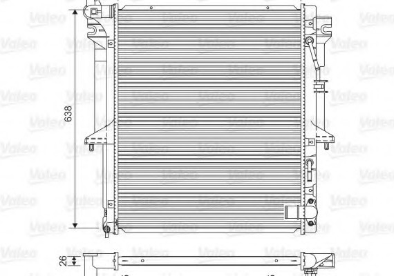 701585 Valeo PHC Радиатор системы охлаждения 701585 VALEO