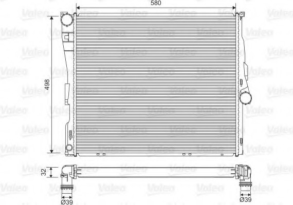 701563 Valeo PHC Радіатор системи охолодження