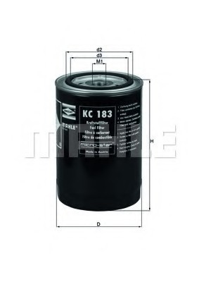 KC 183 MAHLE Фільтр паливний