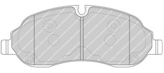 FVR4661 FERODO (Германия) Колодки гальмівні дискові FVR4661 FERODO