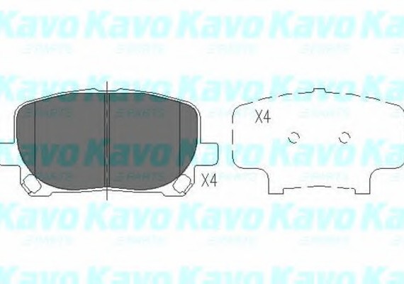 KBP-9021 KAVO (Нидерланды) Тормозные колодки дисковые KBP-9021 KAVO
