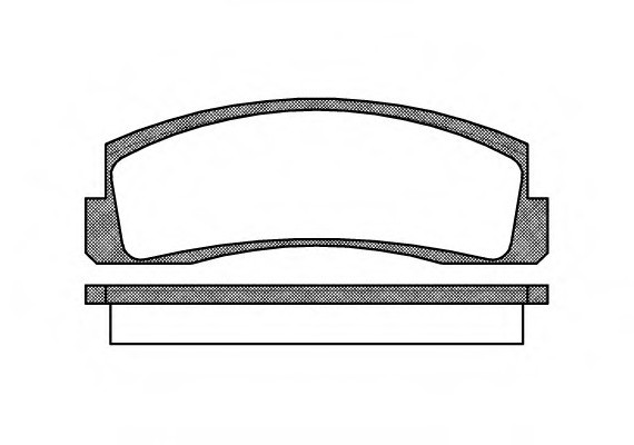 Колодки гальмівні дискові 0103.00 REMSA