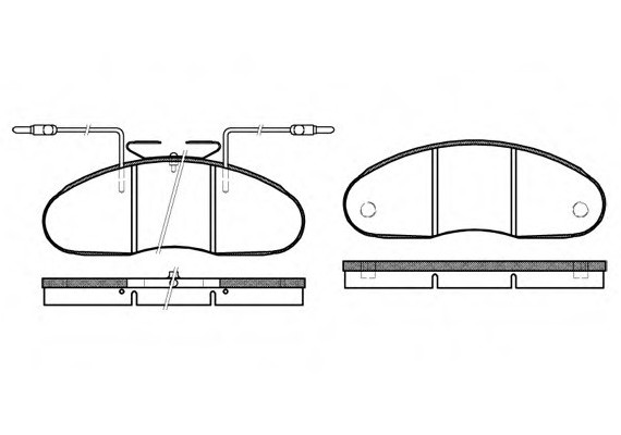 Колодки гальмівні дискові 0048.02 REMSA