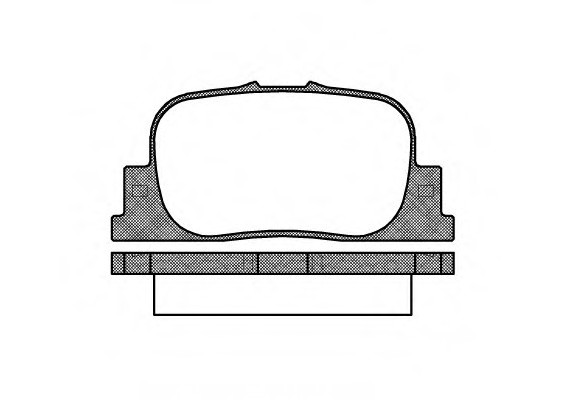 0801.00 Remsa Колодки гальмівні дискові 0801.00 REMSA