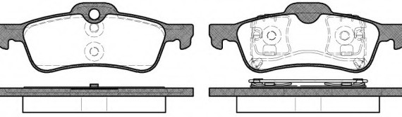 0862.00 Remsa Колодки гальмівні дискові 0862.00 REMSA